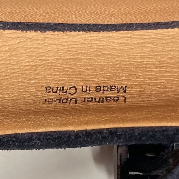 L. A. M. B. Gwen Stefani Womens Size 8 Black Leather Spike 4" Heels 1" Platform - Picture 12 of 16